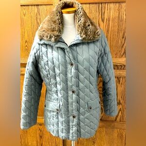 Eddie Bauer Premium Goose down quilted jacket